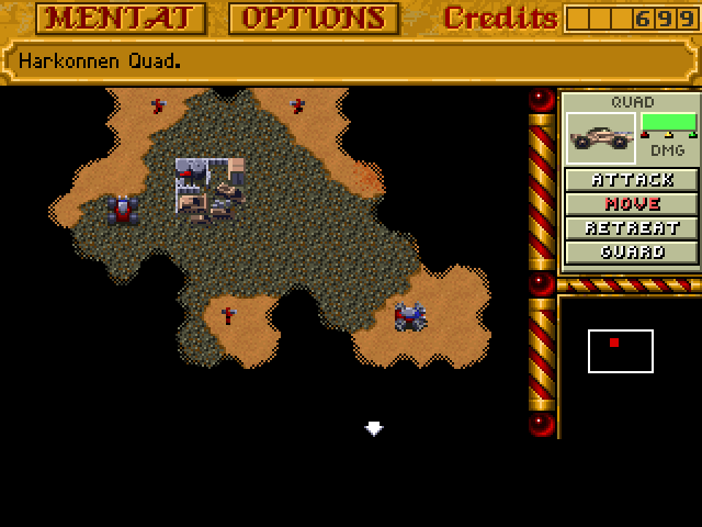 Dune II - The Battle for Arrakis  [Falcon030] [TT030] [OpenDune] atari screenshot